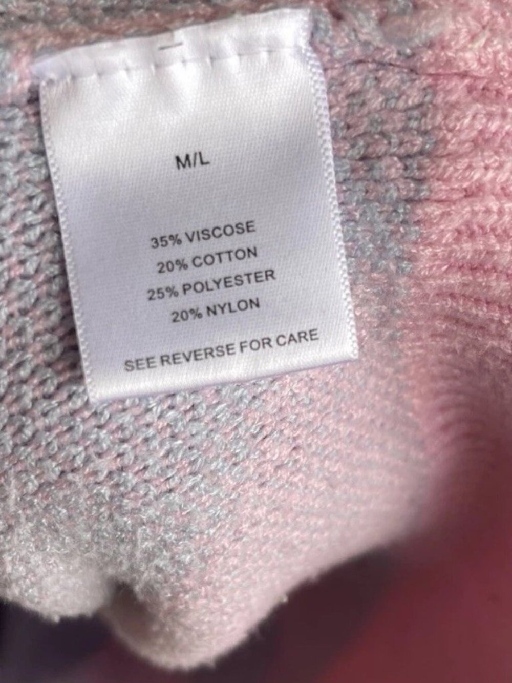 Steady Hands Howls Moving Castle Argyle Cardigan Pink/Yellow Women’s Sz M/L - Picture 9 of 13